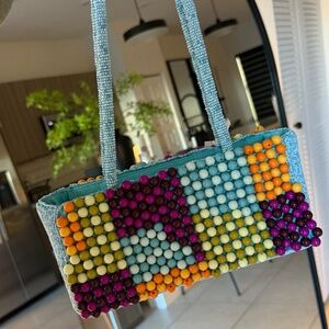 Beaded Bag Colorful